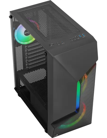 Aerocool Scape V3 Cristal Templado USB 3.0 RGB Negro
