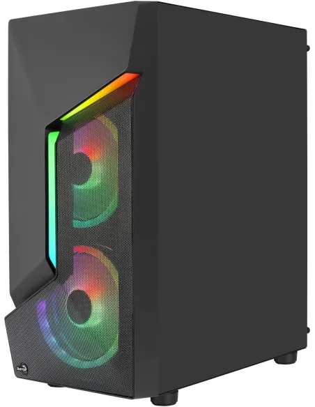 Aerocool Scape V3 Cristal Templado USB 3.0 RGB Negro