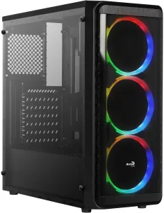 Aerocool SI-5200 RGB USB 3.0 con Ventana Negra