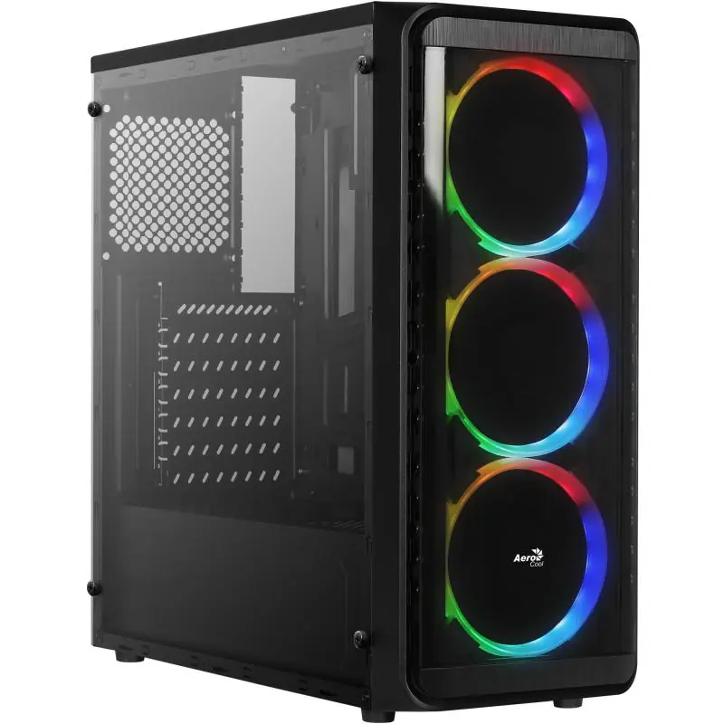 Aerocool SI-5200 RGB USB 3.0 con Ventana Negra