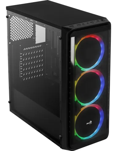 Aerocool SI-5200 RGB USB 3.0 con Ventana Negra