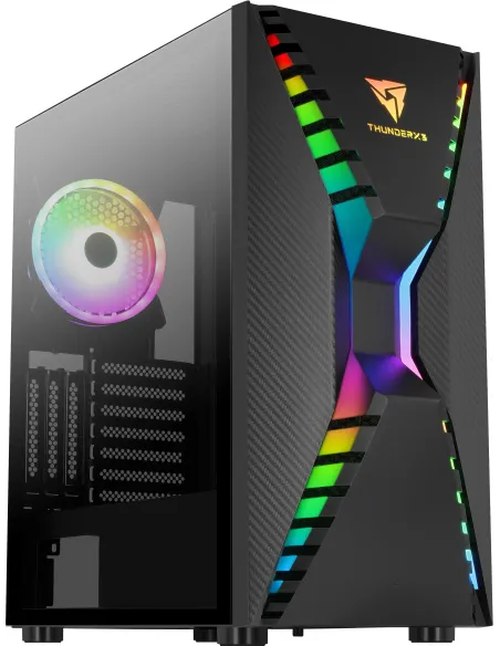 Aerocool ThunderX3 CRONUSBK Cristal Templado USB 3.0 aRGB
