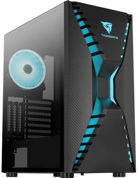 Aerocool ThunderX3 CRONUSBK Cristal Templado USB 3.0 aRGB