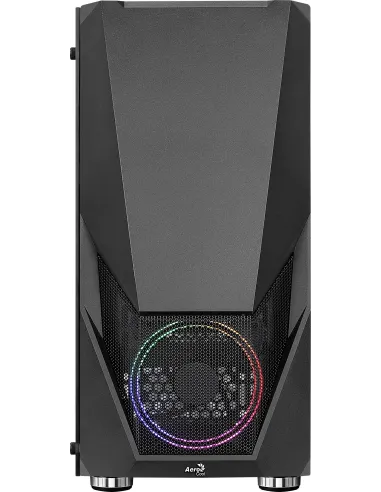 Aerocool Zauron Cristal Templado USB 3.1 RGB Negra