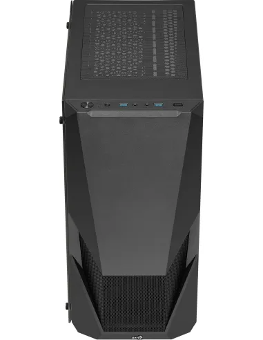 Aerocool Zauron Cristal Templado USB 3.1 RGB Negra