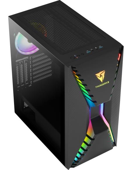Aerocool ThunderX3 CRONUSBK Cristal Templado USB 3.0 aRGB