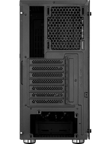 Aerocool Zauron Cristal Templado USB 3.1 RGB Negra