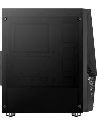 Aerocool Zauron Cristal Templado USB 3.1 RGB Negra