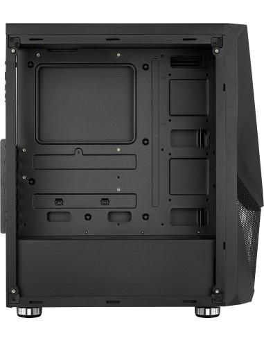 Aerocool Zauron Cristal Templado USB 3.1 RGB Negra