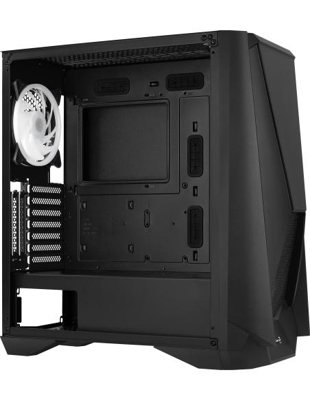 Aerocool Visor Cristal Templado USB 3.1 RGB Negra