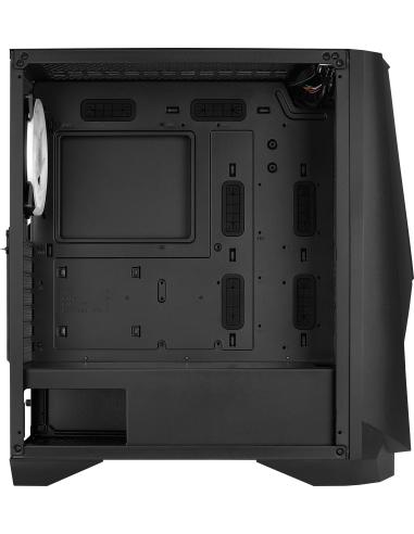 Aerocool Visor Cristal Templado USB 3.1 RGB Negra