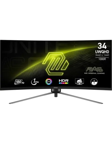 MSI MAG 345CQR 34" LED UWDQHD 180Hz G-Sync Compatible Curvo