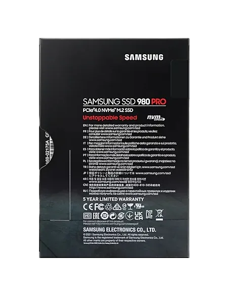 Samsung 980 Pro SSD 500GB PCIe NVMe M.2