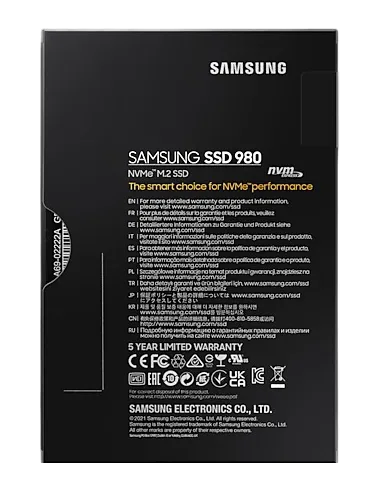 Samsung 980 SSD M.2 250GB PCIe Gen 3