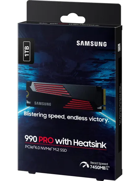 Samsung 990 Pro SSD M.2 1 TB PCIe Gen 4 con Disipador