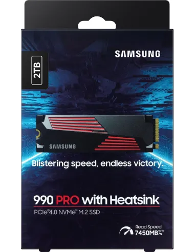 Samsung 990 Pro SSD M.2 2 TB PCIe Gen 4 con Disipador