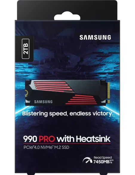 Samsung 990 Pro SSD M.2 2 TB PCIe Gen 4 con Disipador