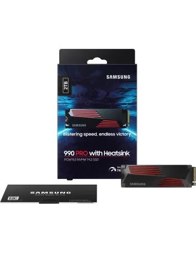 Samsung 990 Pro SSD M.2 2 TB PCIe Gen 4 con Disipador