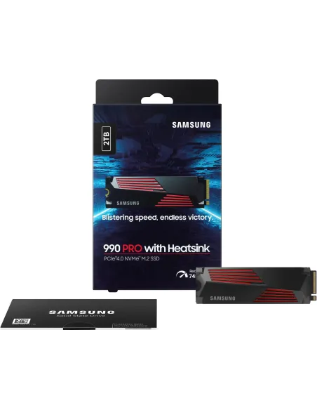 Samsung 990 Pro SSD M.2 2 TB PCIe Gen 4 con Disipador