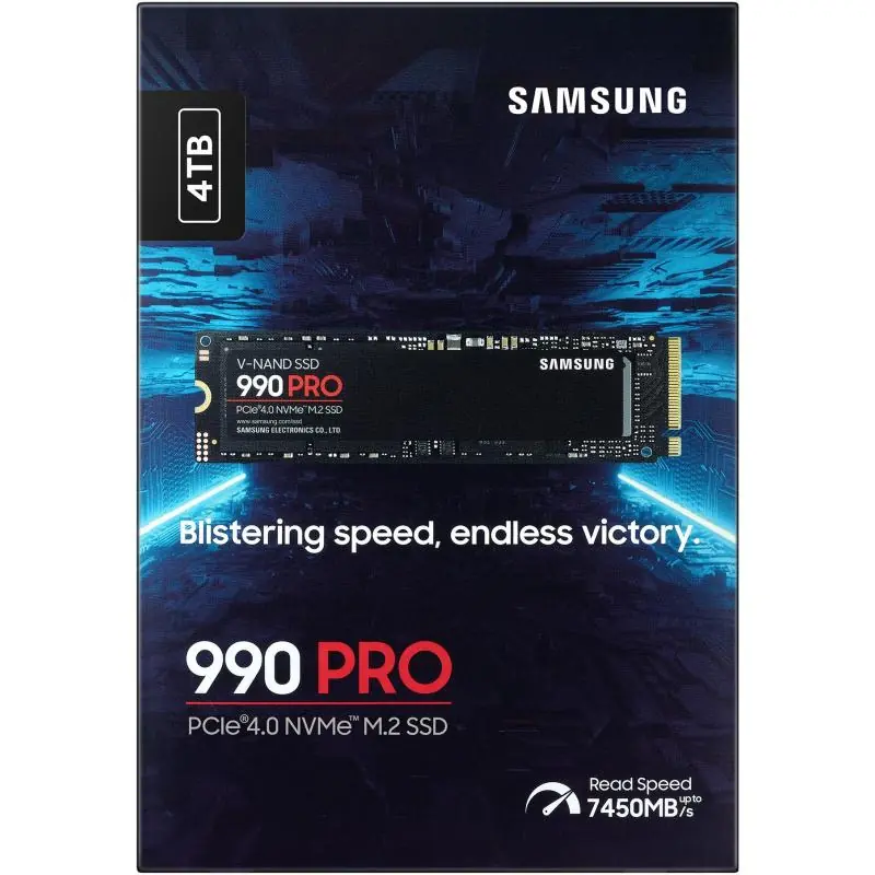 Samsung 990 Pro SSD M.2 4TB PCIe Gen 4