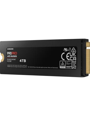 Samsung 990 Pro 4TB SSD PCIe 4.0 NVMe M.2 con Disipador
