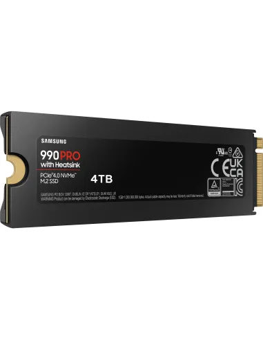 Samsung 990 Pro 4TB SSD PCIe 4.0 NVMe M.2 con Disipador