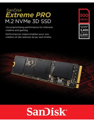 SanDisk Extreme Pro SSD M.2 500GB PCIe Gen 3
