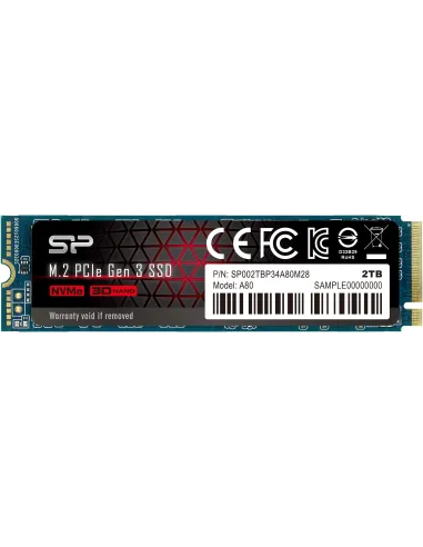 Silicon Power P34A80 256GB SSD M.2 PCIe Gen3x4 NVMe