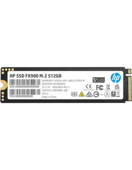 HP FX900 512GB M.2 NVMe PCIe 4.0 3D TLC NAND