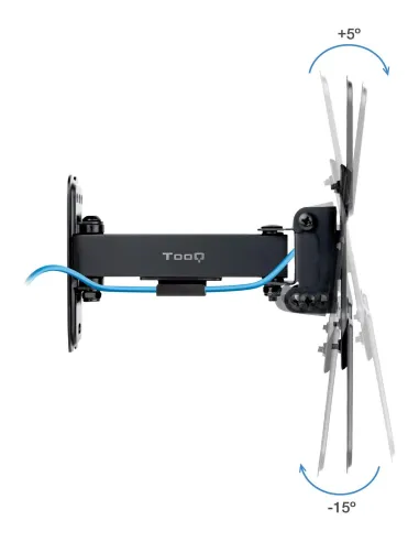 TooQ LP1343TN-B Soporte de Pared 13-43" hasta 20 kg Negro