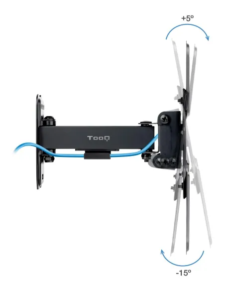 TooQ LP1343TN-B Soporte de Pared 13-43" hasta 20 kg Negro