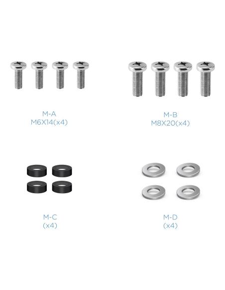 TooQ LP1343TN-B Soporte de Pared 13-43" hasta 20 kg Negro