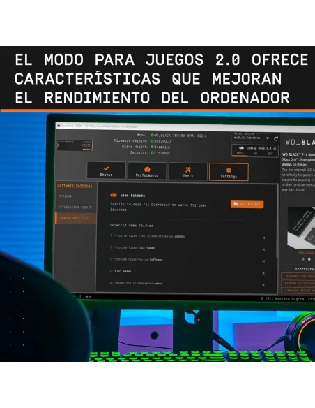 Western Digital Black SN850X SSD 2TB M.2 2280 PCIe Gen4 NVMe con Disipador Térmico