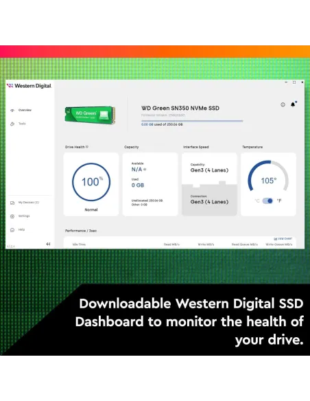 WD Green SN350 SSD M.2 240GB PCIe Gen 3