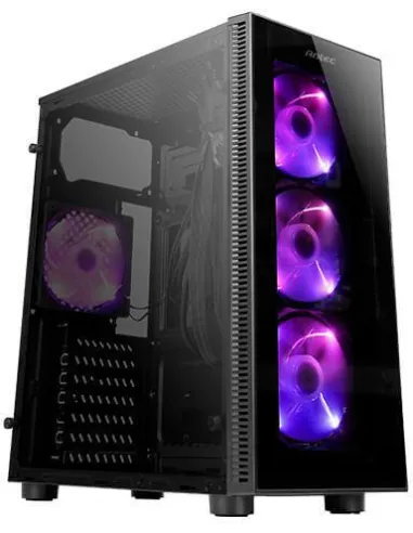 Antec NX210 ARGB Cristal Templado USB 3.0 Negra