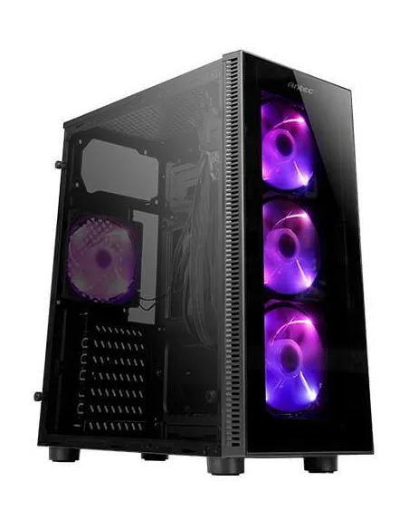 Antec NX210 ARGB Cristal Templado USB 3.0 Negra