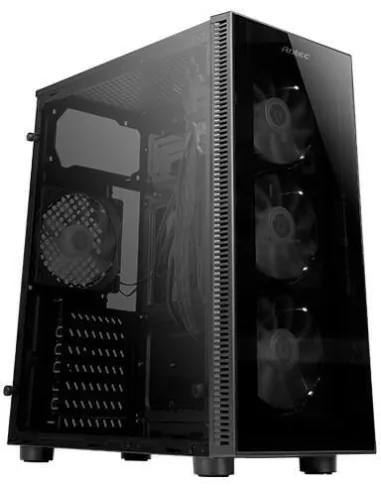 Antec NX210 ARGB Cristal Templado USB 3.0 Negra