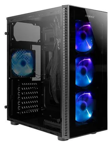 Antec NX210 ARGB Cristal Templado USB 3.0 Negra