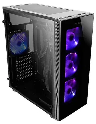 Antec NX210 ARGB Cristal Templado USB 3.0 Negra