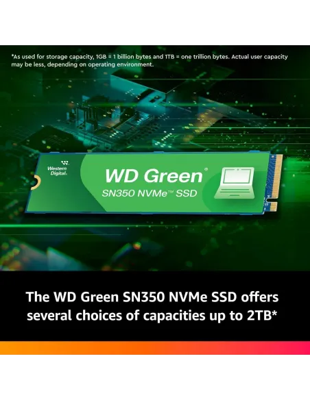 WD Green SN350 SSD M.2 2TB PCIe Gen 3
