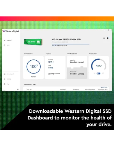 WD Green SN350 SSD M.2 2TB PCIe Gen 3