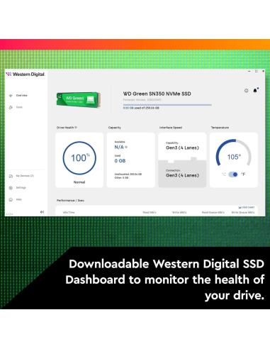 WD Green SN350 SSD M.2 480GB PCIe Gen 3