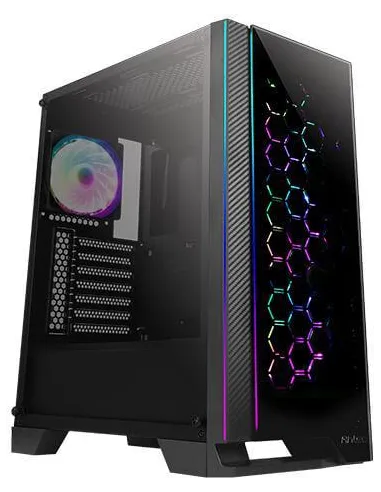 Antec NX600 Cristal Templado USB 3.0 Negra aRGB