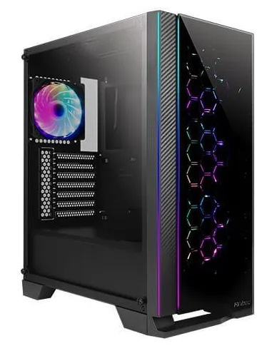 Antec NX600 Cristal Templado USB 3.0 Negra aRGB