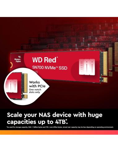 WD Red SN700 SSD M.2 4TB PCIe Gen 3