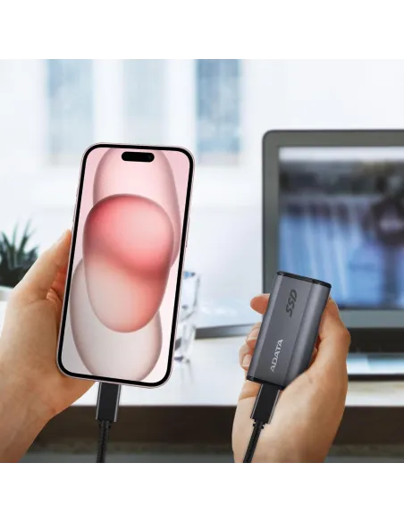 Adata Elite SE880 SSD Externo 1.8" 1TB USB-C 3.2 Gris