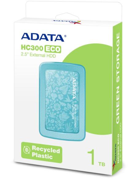 Adata HC300 ECO SSD Externo 1TB USB 3.2 Verde