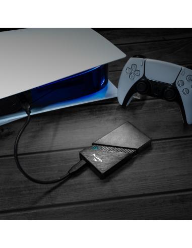 Adata SE920 Disco Duro SSD Externo 1TB USB-C 4.0 Negro