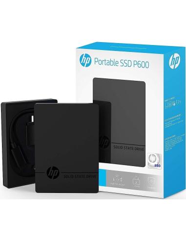 HP P600 SSD Externo 1TB USB-C 3.2 Negro