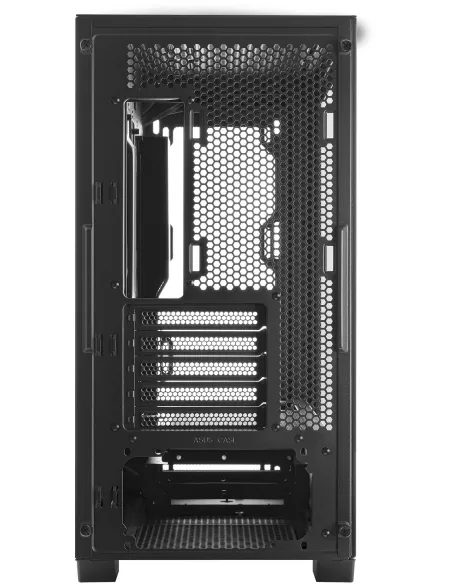 Asus A21 Torre Micro-ATX USB 3.2 con Ventana Negro